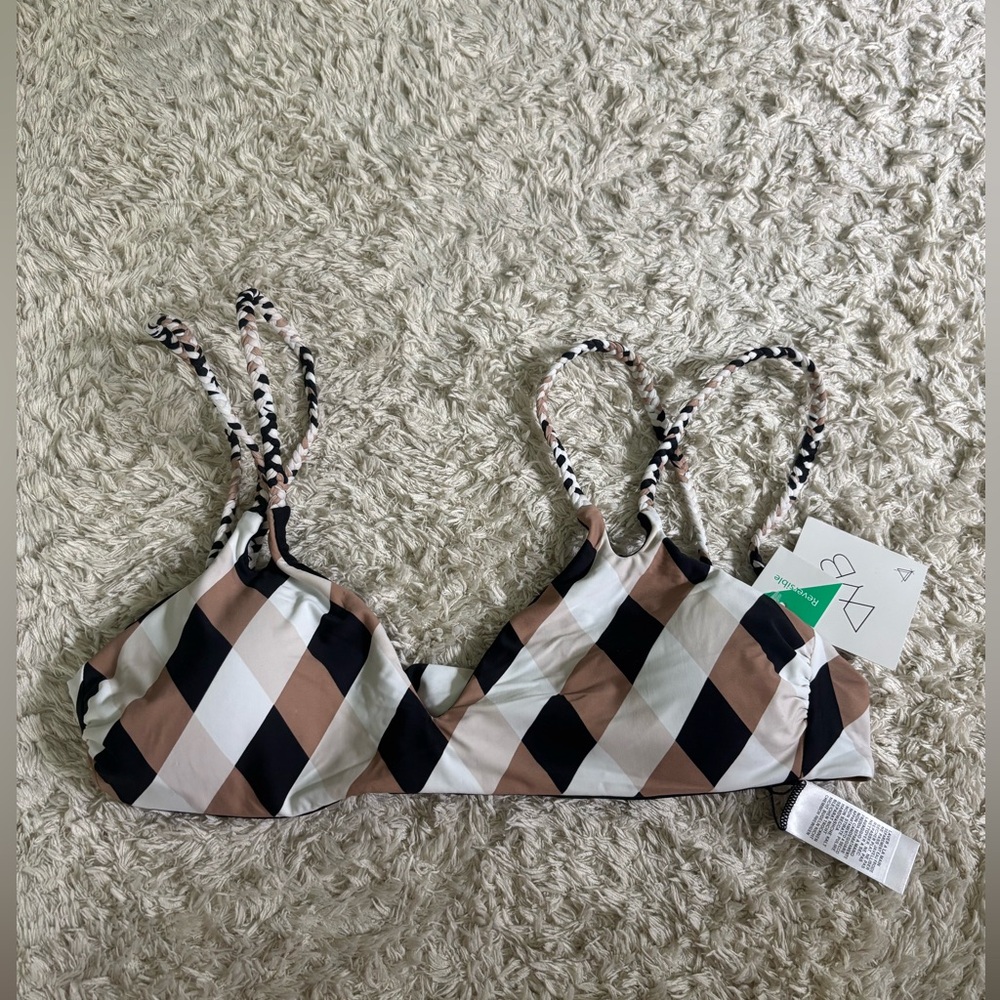 Checkered Bikini Top